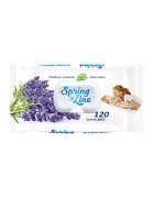 DOCTOR WIPES Servetele umede cu Lavanda Spring Line Pop Up 120 bucati ambalaj cu capac