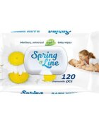 DOCTOR WIPES Servetele umede cu Musetel Spring Line Pop Up 120 bucati ambalaj cu capac