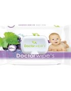 DOCTOR WIPES Servetele umede cu ulei din samburi de struguri Grapes 60 bucati in cutie cu capac