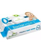 DOCTOR WIPES Servetele umede fara alcool si parfum Neutro Baby 72 bucati in cutie cu capac
