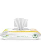 DOCTOR WIPES Servetele umede Jumbo Pack cu extract de Musetel 72 bucati in cutie cu capac