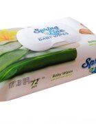 DOCTOR WIPES Servetele umede pentru bebelusicopii Spring Line Pop Up cu Aloe 120 bucati ambalaj cu capac