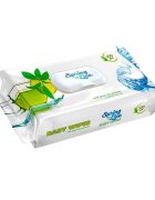 DOCTOR WIPES Servetele umede Spring Line Pop Up 100 bucati cu parfum Ceai verde ambalaj cu capac