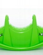 DOHANY Balansoar pentru copii Verde cu manere de sustinereutilizare interiorexteriorpentru 12 sau 3 copiirealizat din plastic rezistent