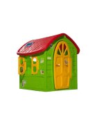 DOHANY Casuta mare de gradina pentru copii Play House Verde 113x111x120 cm utilizare interiorexterior ferestre cu deschidere