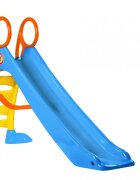 DOHANY Tobogan mare pentru copii Big Albastru rezistent UV panta alunecare 200cm utilizare interiorexterior scara mare cu manere sustinere
