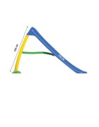 DOHANY Tobogan pentru copii Speed Albastru rezistent UV panta alunecare 170cm utilizare interiorexterior scara mare cu manere sustinere