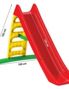 DOHANY Tobogan pentru copii Speed Rosu rezistent UV panta alunecare 170cm utilizare interiorexterior scara mare cu manere sustinere