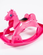 Doloni Calut balansoar pentru copii Pink design ergonomic cu manere de siguranta si sezut confortabil dimensiune 89.7 x 53.1 x 55 cm