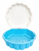 Doloni Capsula de joaca 2-in-1 Piscina si Nisipar pentru copii BlueWhite Shell dimensiune 79.5 x 86 x 37.7 cm