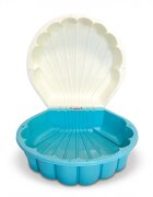 Doloni Capsula de joaca 2-in-1 Piscina si Nisipar pentru copii BlueWhite Shell dimensiune 79.5 x 86 x 37.7 cm
