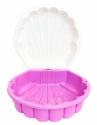 Doloni Capsula de joaca 2-in-1 Piscina si Nisipar pentru copii PinkWhite Shell dimensiune 79.5 x 86 x 37.7 cm