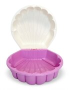 Doloni Capsula de joaca 2-in-1 Piscina si Nisipar pentru copii PinkWhite Shell dimensiune 79.5 x 86 x 37.7 cm