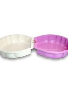Doloni Capsula de joaca 2-in-1 Piscina si Nisipar pentru copii PinkWhite Shell dimensiune 79.5 x 86 x 37.7 cm