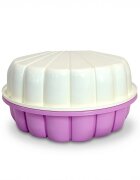 Doloni Capsula de joaca 2-in-1 Piscina si Nisipar pentru copii PinkWhite Shell dimensiune 79.5 x 86 x 37.7 cm