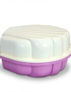 Doloni Capsula de joaca 2-in-1 Piscina si Nisipar pentru copii PinkWhite Shell dimensiune 79.5 x 86 x 37.7 cm