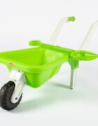 Doloni Roaba de jucarie pentru copii Green cu manere ergonomice si lopata de lucru inclusa dimensiune 87 x 50 x 38 cm