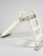 Doloni Tobogan pentru copii WhitePink cu trepte si manere de sustinere dimensiune 144.5 x 60.2 x 79.2 cm
