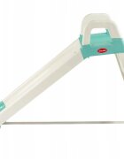 Doloni Tobogan pentru copii WhiteTurquoise cu trepte si manere de sustinere dimensiune 144.5 x 60.2 x 79.2 cm