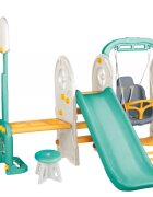DOLU Centru de joaca 7 in 1 pastel inaltime ajustabila protectii laterale cos de baschet greutate admisa 24.4 kg varsta 2 ani+