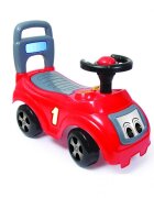 DOLU Masina Ride-On fara pedale rosie de la 12 luni cu spatiu de depozitare sub scaun destinata copiilor cu o greutate de maxim 23 kg