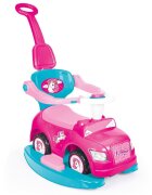 DOLU Masinuta copii de impins 4 in 1 Step car Unicorn cu maner detasabil sunete amuzante spatiu depozitare sub scaun Suport pentru picioare detasabil bara de protectie