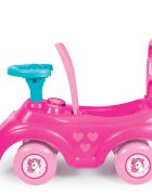 DOLU Masinuta copii Ride-On fara pedale Unicorn cu spatiu de depozitare sub scaun spatar claxon destinata copiilor de la 12 luni