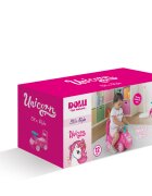 DOLU Masinuta copii Ride-On fara pedale Unicorn cu spatiu de depozitare sub scaun spatar claxon destinata copiilor de la 12 luni