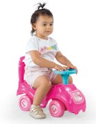DOLU Masinuta copii Ride-On fara pedale Unicorn cu spatiu de depozitare sub scaun spatar claxon destinata copiilor de la 12 luni