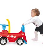 DOLU Masinuta pentru copii fara pedale Step car 2 in 1 cu spatar si spatiu de depozitare sub scaun volan cu sunet de la 12 luni pana la 23 kg