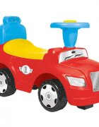 DOLU Masinuta pentru copii fara pedale Step car 2 in 1 cu spatar si spatiu de depozitare sub scaun volan cu sunet de la 12 luni pana la 23 kg