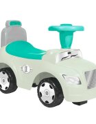 DOLU Masinuta pentru copii fara pedale Step Car Pastel 2 in 1 cu spatar si spatiu de depozitare sub scaun volan cu sunet de la 12 luni pana la 23 kg
