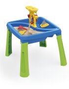 DOLU Masuta de activitati 3 in 1 pentru copii multicolor include galetusa stropitoare grebla lopatica barcuta o forma pentru nisip
