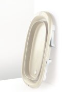 Dolu Nuve Cadita pliabila bej design ergonomic cu dop scurgere greutate suportata 15 kg 6 luni+