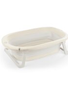 Dolu Nuve Cadita pliabila bej design ergonomic cu dop scurgere greutate suportata 15 kg 6 luni+