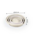 Dolu Nuve Galeata pliabila pentru baie bej design ergonomic materiale non-toxice fara BPA 6 luni+