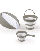 Dolu Nuve Set 3 in 1 cu suport anatomic pentru cadita cana si galetusa cu design pliabil gri