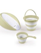 Dolu Nuve Set 3 in 1 cu suport anatomic pentru cadita cana si galetusa cu design pliabil verde eco