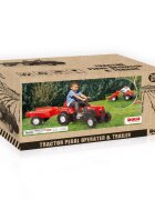 DOLU Primul meu tractor cu remorca Rosu