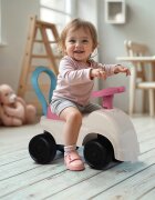 DOLU Ride-On fetite fara pedale Foot to Floor albroz cu volan spatar cu posibilitatea de impingere spatiu de depozitare claxon