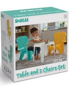 DOLU Set de masa cu scaune pentru copii Pastel