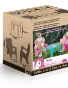 DOLU Set de masa cu scaune Unicorn