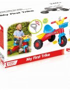 DOLU Ticicleta pentru copii cu maner de control pentru parinte functie free wheel claxon si cosulet accesorii