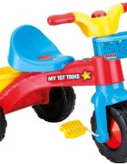 DOLU Ticicleta pentru copii cu maner de control pentru parinte functie free wheel claxon si cosulet accesorii