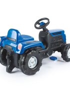 DOLU Tractor cu pedale albastru