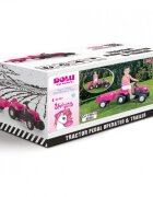 DOLU Tractor cu pedale si remorca Unicorn