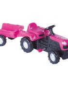 DOLU Tractor cu pedale si remorca Unicorn