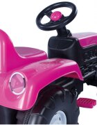 DOLU Tractor cu pedale si remorca Unicorn