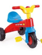 DOLU Tricicleta pentru copii Colorata cu pedale claxon si greutate maxima suportata 30 kg