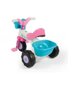 DOLU Tricicleta pentru copii My first trike Roz cu claxon si 2 cosulete